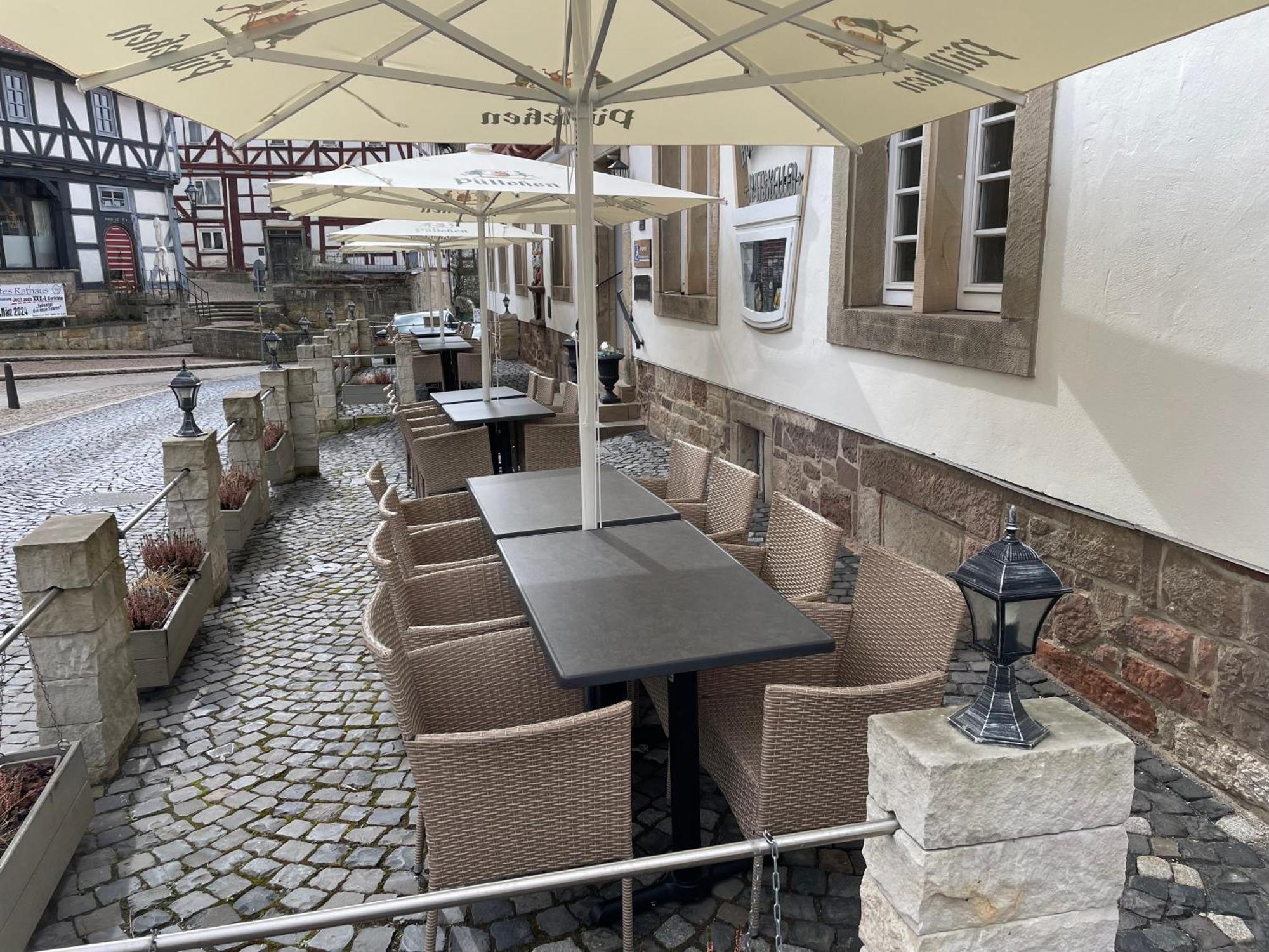 Altes Rathaus Hotel-Restaurant-Café Wolfhagen Exterior foto